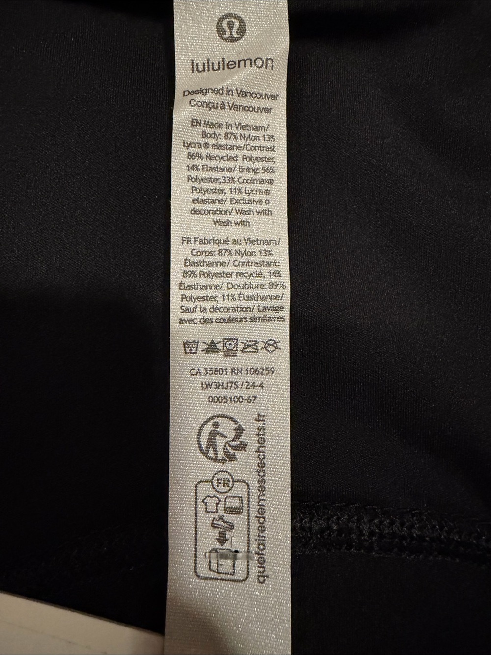 Lululemon Black Polka Dot Define Jacket and Align Leggings Set - Picture 3 of 6